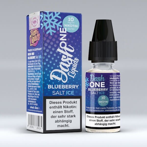 Dash One - Blueberry Ice - 10ml Nikotinsalz Liquid