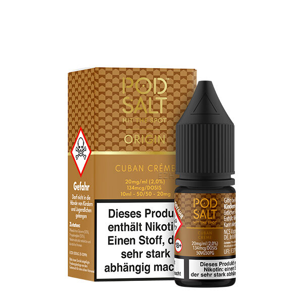 PodSalt - Origin CBN Creme - 10ml Nikotinsalz-Liquid