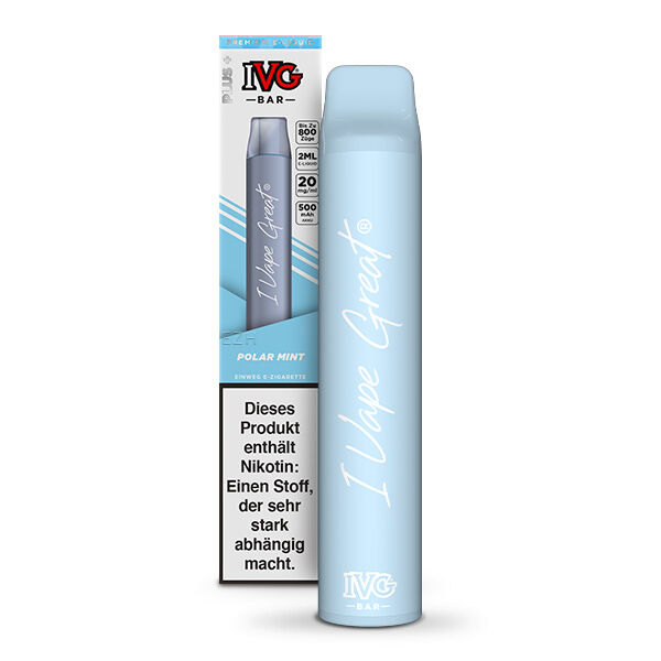 IVG - Bar Einweg E-Zigarette - Polar Mint 20mg/ml