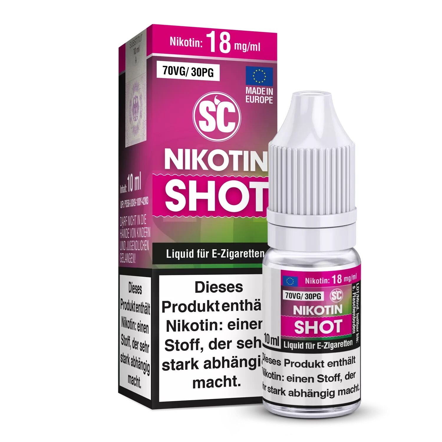 SC Nikotinshot 70/30 - 18mg/ml