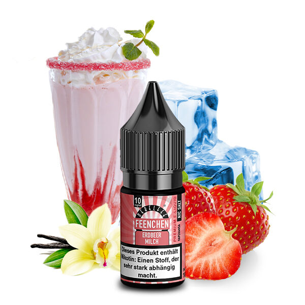 Erdbeermilch Feenchen - 10ml Nikotinsalz-Liquid