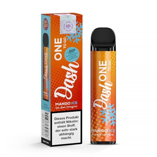 Dash One ToGo Einweg E-Zigarette - Mango Ice 17mg/ml