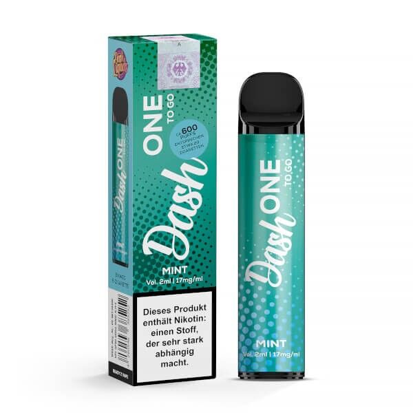 Dash One ToGo Einweg E-Zigarette - Mint 17mg/ml