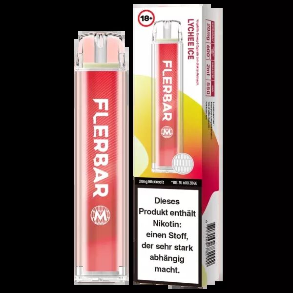 Flerbar Einweg E-Zigarette - Lychee Ice 20mg/ml