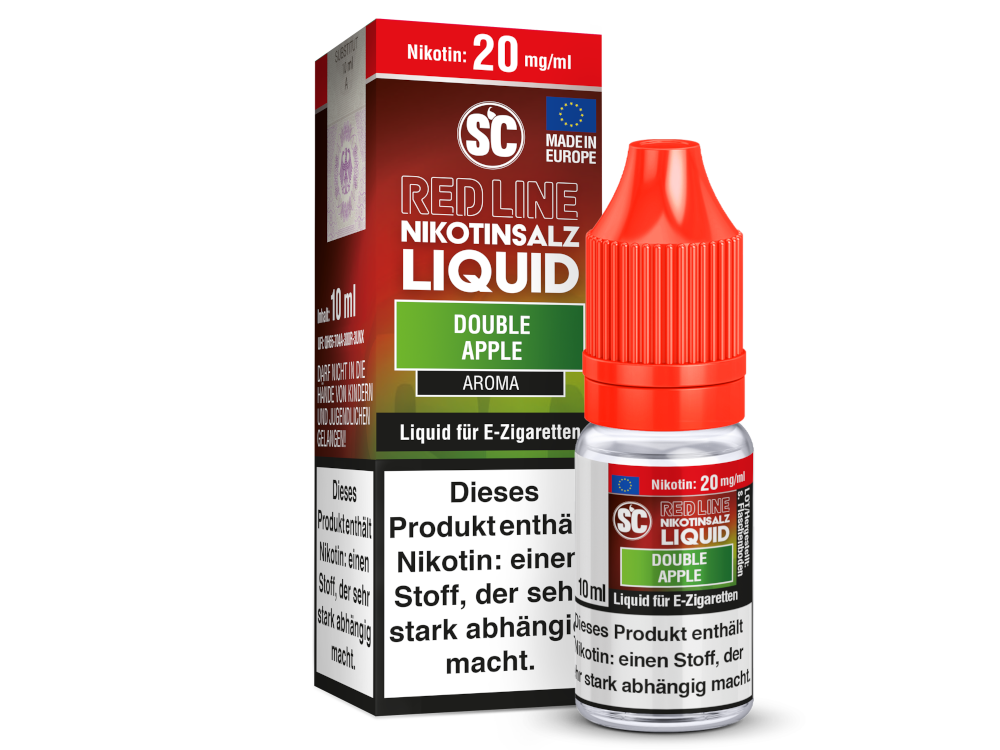 Red Line - Double Apple - 10ml Nikotinsalz-Liquid