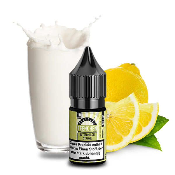 Buttermilch Zitrone Feenchen - 10ml Nikotinsalz-Liquid