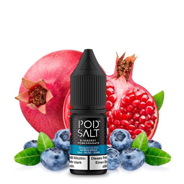 PodSalt - Fusion Blueberry Pomegranate - 10ml Nikotinsalz-Liquid