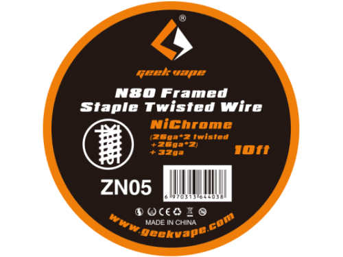 N80 Framed Staple Twisted Wickeldraht - ZN05