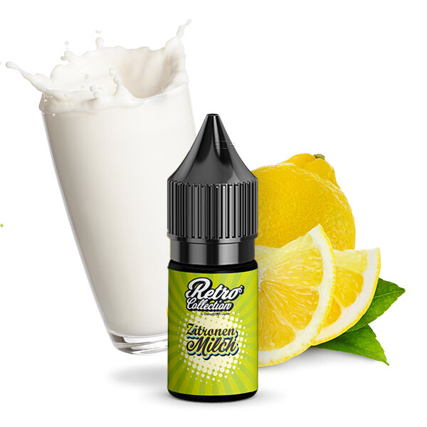 Retro Zitronen Milch - 10ml Nikotinsalz-Liquid