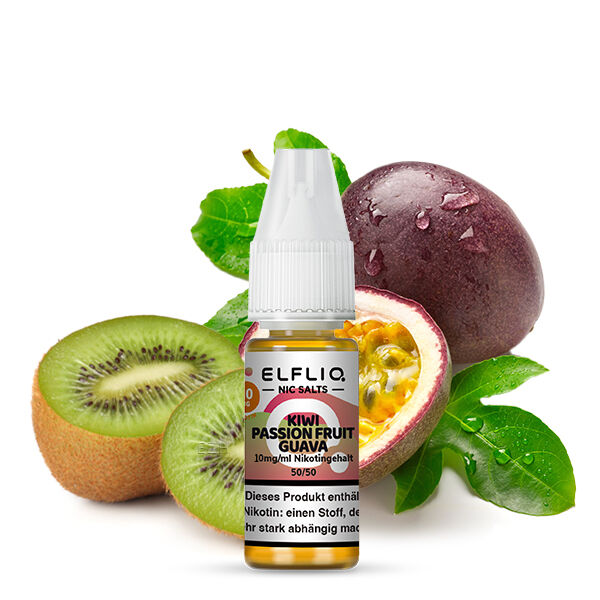 Elfliq Kiwi Passion Fruit Guava - 10ml Nikotinsalz-Liquid