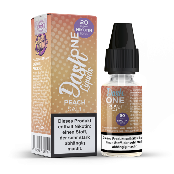 Dash One - Peach - 10ml Nikotinsalz Liquid