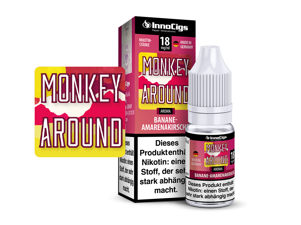 Monkey Around Bananen-Amarenakirsche - 10ml Liquid