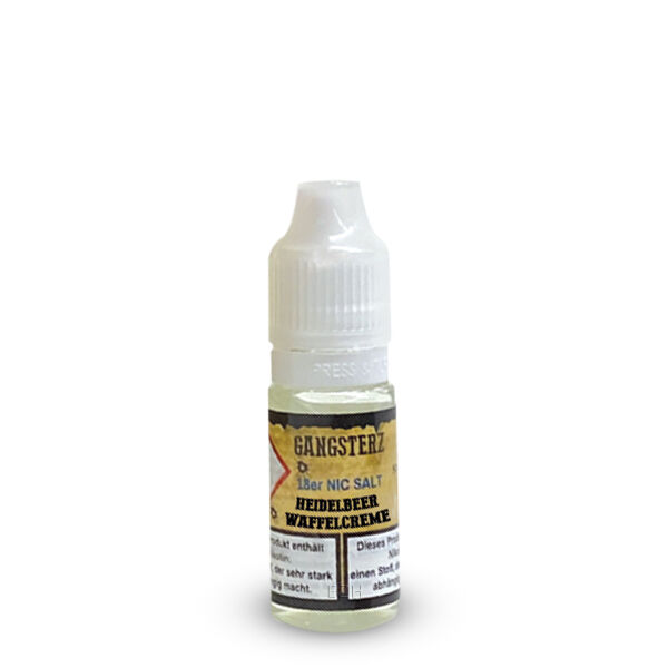 Heidelbeer Waffelcreme - 10ml Nikotinsalz-Liquid 18mg/ml