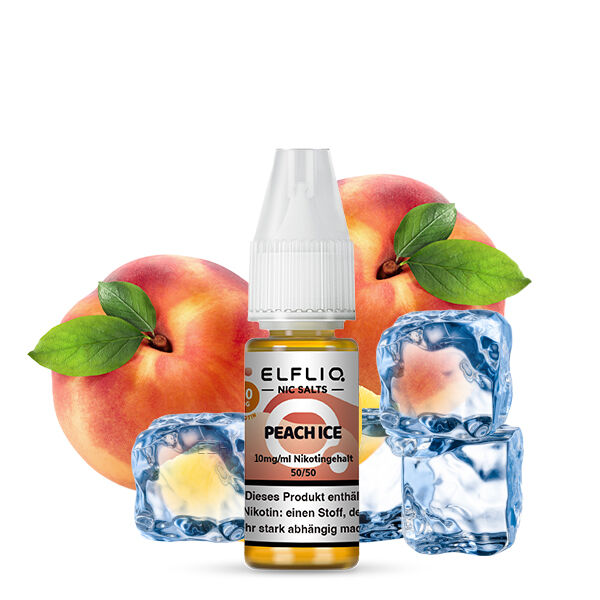 Elfliq Peach Ice - 10ml Nikotinsalz-Liquid
