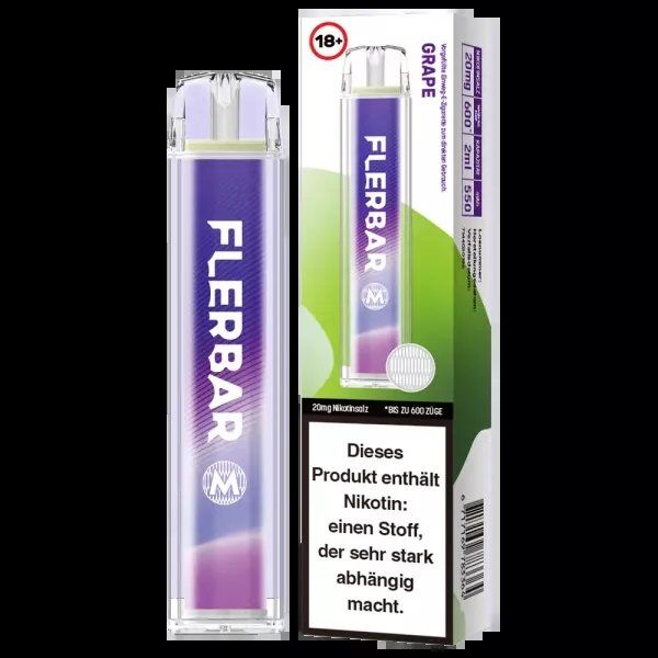 Flerbar Einweg E-Zigarette - Grape 20mg/ml