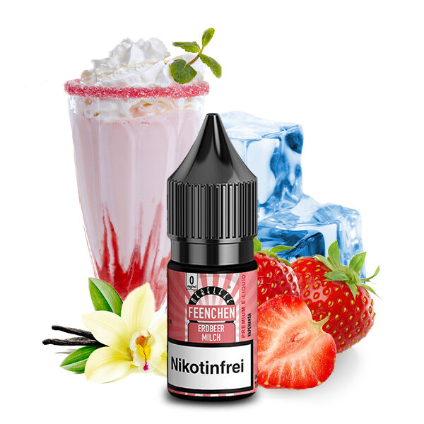 Erdbeermilch Feenchen - 10ml Liquid 0mg/ml