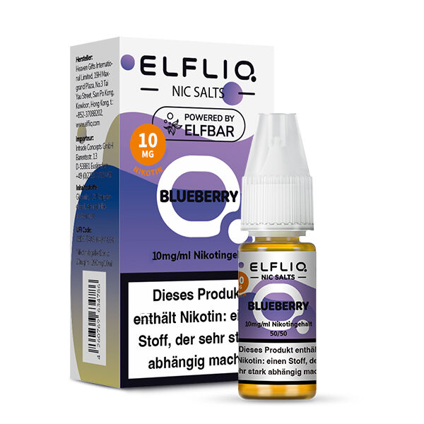 Elfliq Blueberry - 10ml Nikotinsalz-Liquid