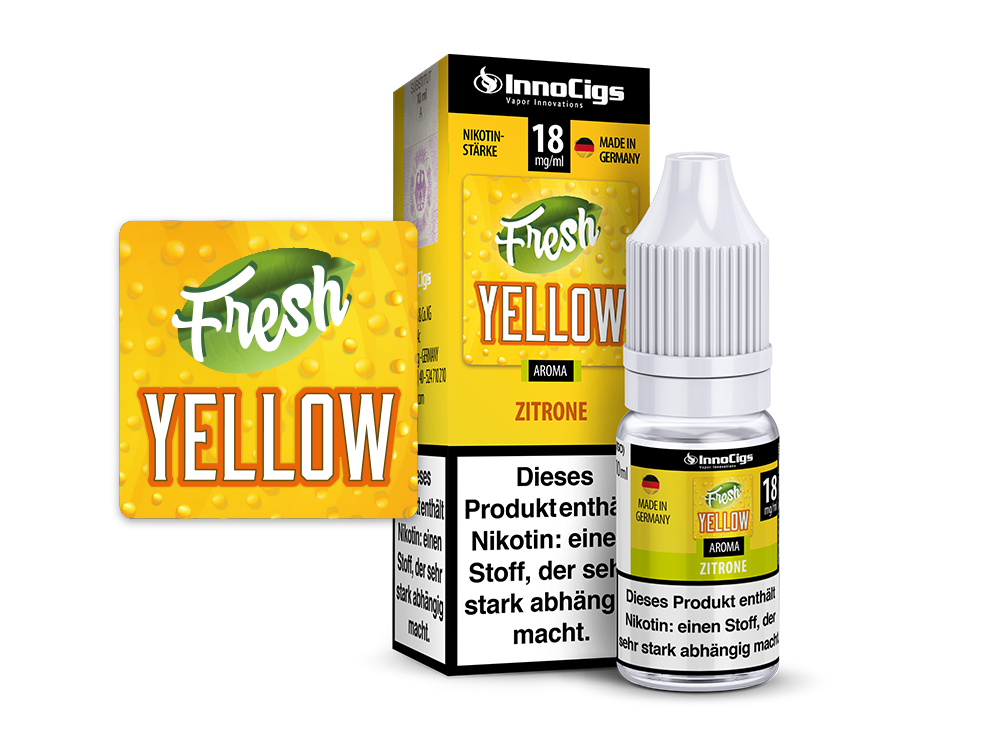 Fresh Yellow Zitrone - 10ml Liquid