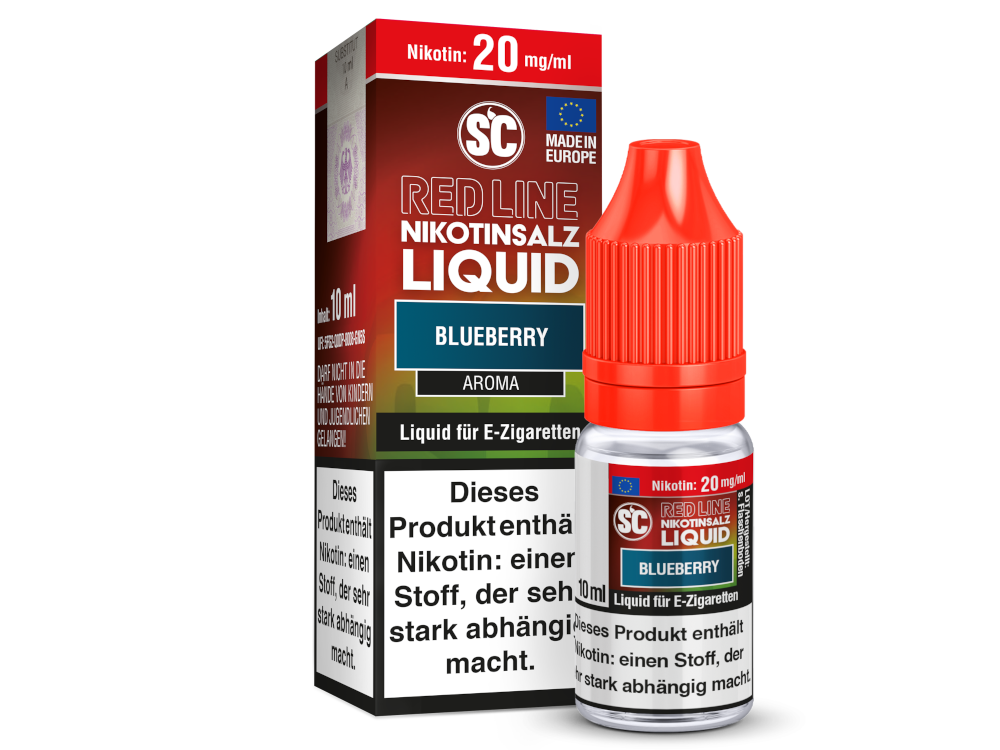 Red Line - Blueberry - 10ml Nikotinsalz-Liquid