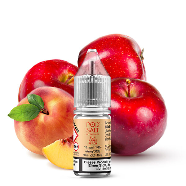 PodSalt - Xtra Fuji Apple Peach - 10ml Nikotinsalz-Liquid