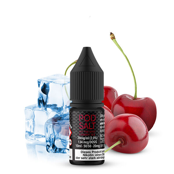 PodSalt - Cherry Ice - 10ml Nikotinsalz-Liquid