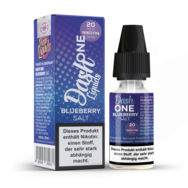 Dash One - Blueberry - 10ml Nikotinsalz Liquid