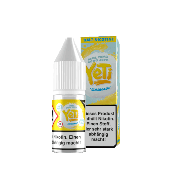 Yeti - 10ml Nikotinsalz Liquid - Lemonade