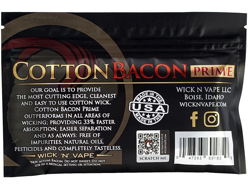 Cotton Bacon Prime - Wick'n'Vape