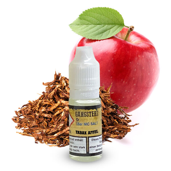 Tabak Apfel - 10ml Nikotinsalz-Liquid 18mg/ml