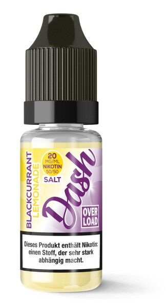 Dash Overload - Blackcurrant Lemonade - 10ml Nikotinsalz Liquid