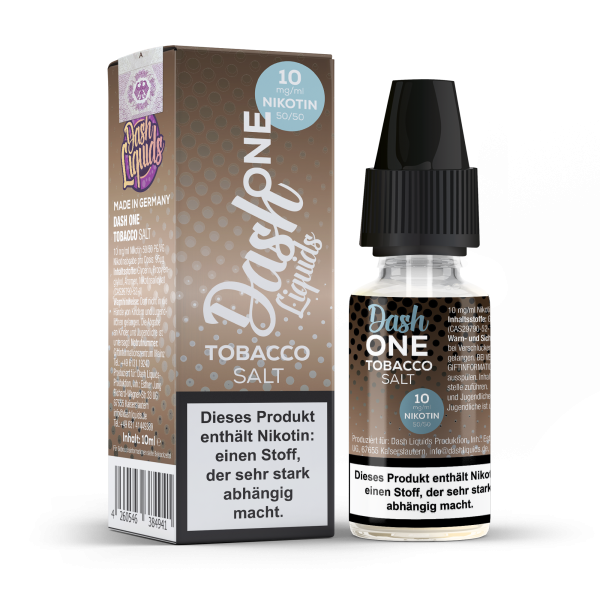Dash One - Tobacco - 10ml Nikotinsalz Liquid