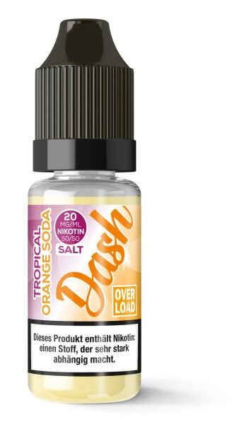 Dash Overload - Tropical Orange Soda - 10ml Nikotinsalz Liquid