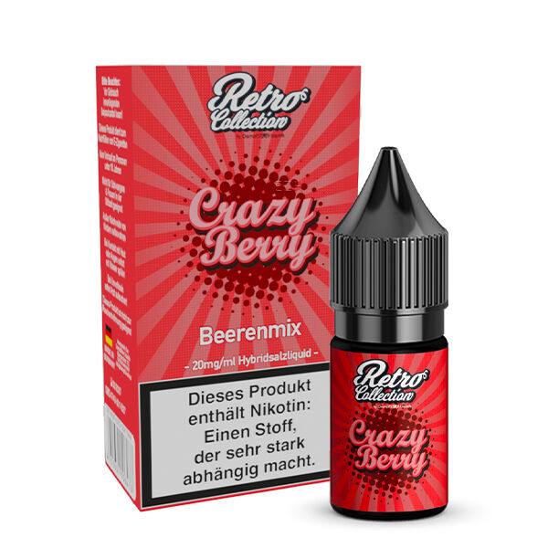 Retro Crazy Berry - 10ml Nikotinsalz-Liquid