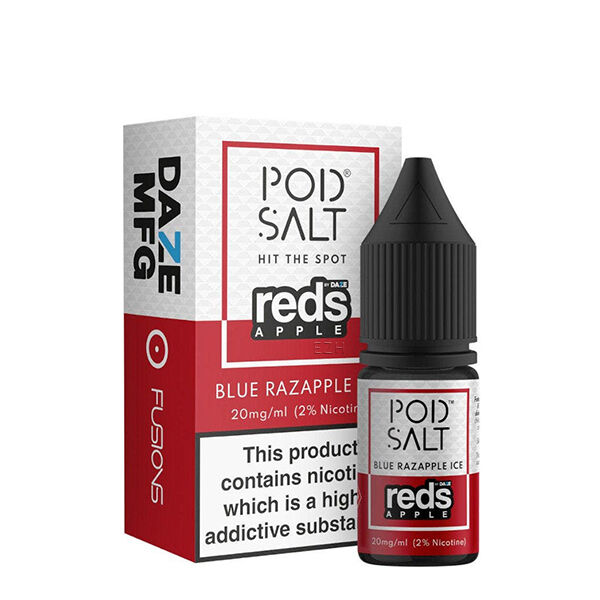 PodSalt - Fusion Reds Apple Blue Razapple Ice - 10ml Nikotinsalz-Liquid