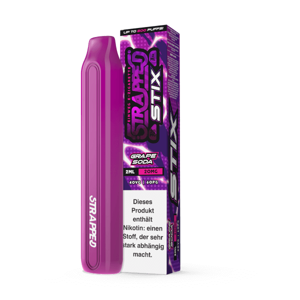 Strapped STIX - Grape Soda Einweg E-Zigarette