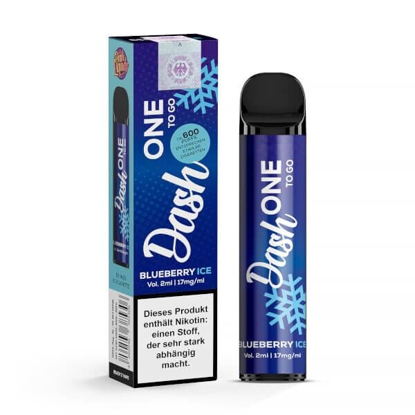 Dash One ToGo Einweg E-Zigarette - Blueberry Ice 17mg/ml