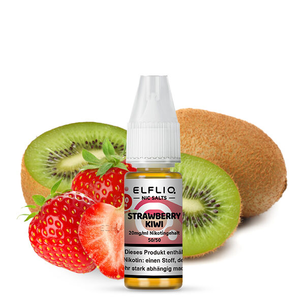 Elfliq Strawberry Kiwi - 10ml Nikotinsalz-Liquid